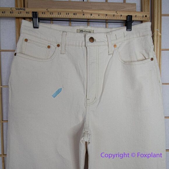 NEW Madewell The Perfect Vintage Wide-Leg Jean: Garment-Dyed Edition,‎ 31 - Picture 4 of 16